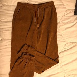 Corduroy joggers